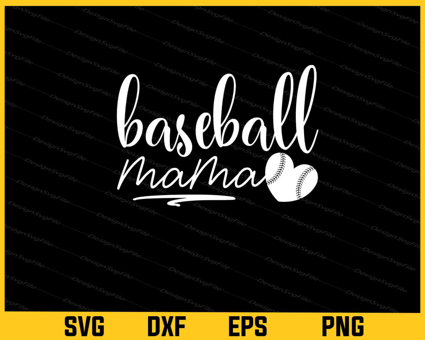 Baseball Mama Svg Cutting Printable File - Premium Cutting Files in SVG, PNG & EPS Formats - Premium SVG Cutting Files for Crafts