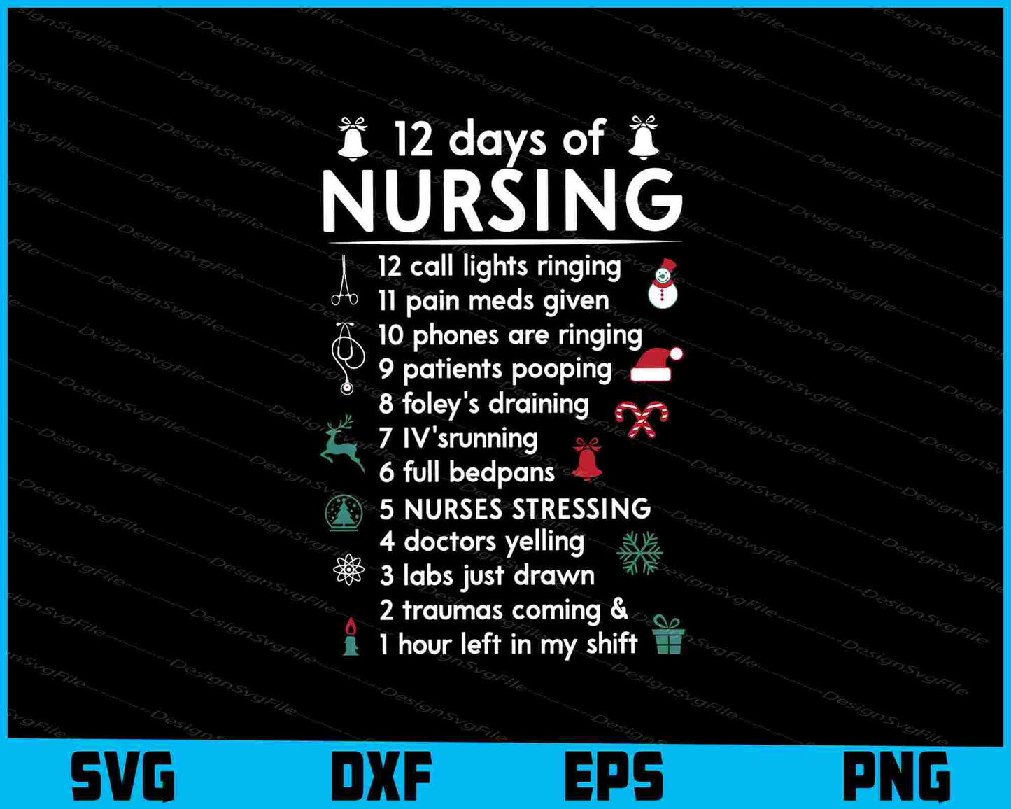 12 Days Of Christmas Nursing