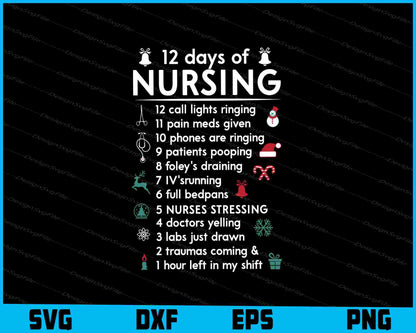 12 Days Of Christmas Nursing