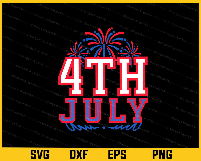 4th Of July Svg Cutting Printable File