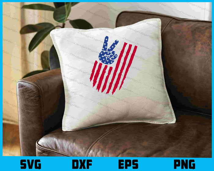 4th Of July American Flag Memorial Day SVG