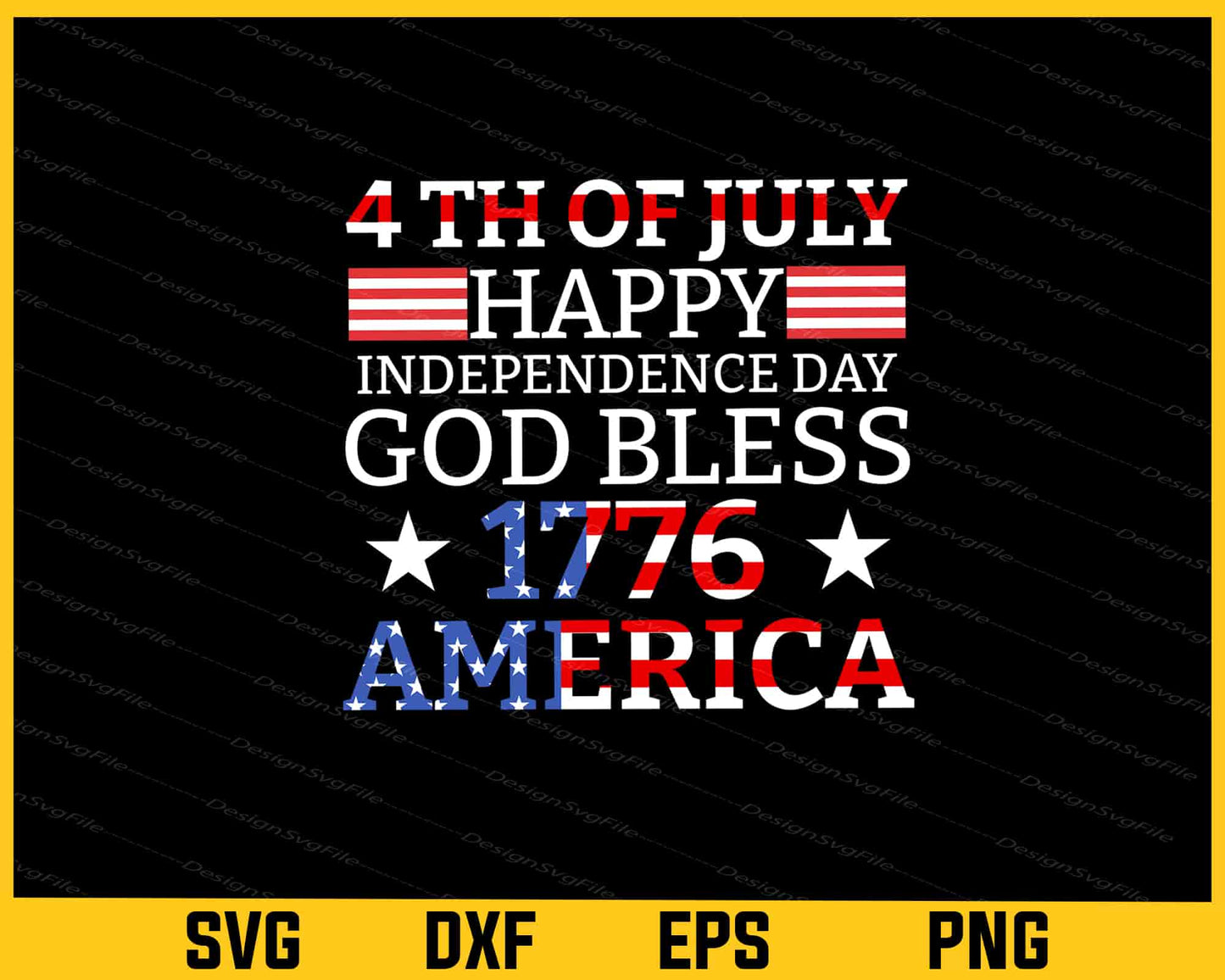 4th Of July Happy Independence Day America Svg Cutting Printable File  - Premium Cutting Files in SVG, PNG & EPS Formats - Premium SVG Cutting Files for Crafts