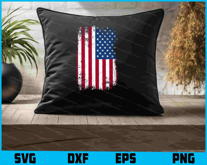 4th of July American Flag SVG