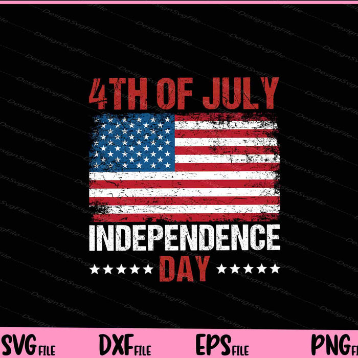 4th of July Independence day Svg Cutting Printable Files  - Premium Cutting Files in SVG, PNG & EPS Formats - Premium SVG Cutting Files for Crafts