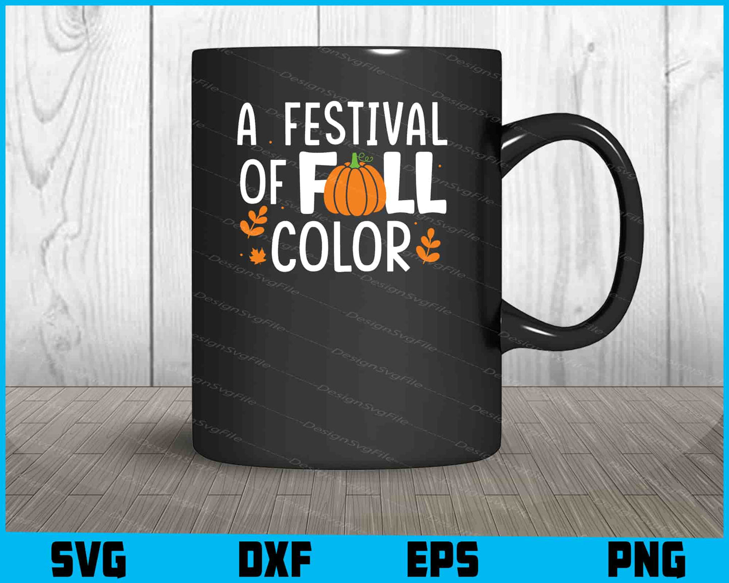 A Festival Of Fall Color SVG PNG Digital Printable File  - Premium Cutting Files in SVG, PNG & EPS Formats - Premium SVG Cutting Files for Crafts