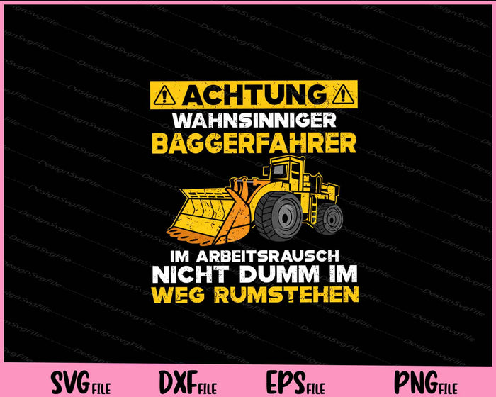 Germany Bundle SVG, Baggerfahrer PNG