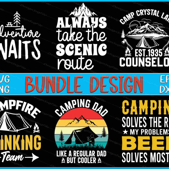 Adventure Bundle SVG Camp PNG