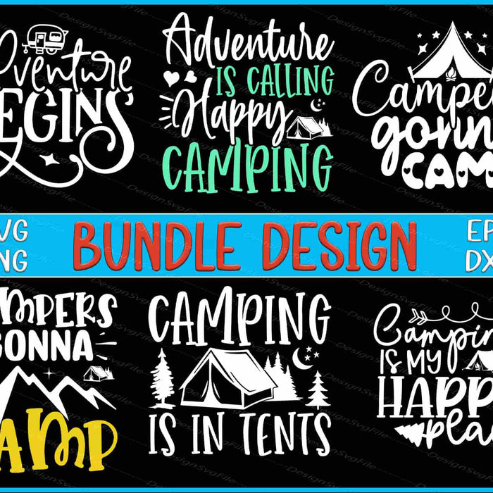 Adventure Bundle SVG Camping PNG
