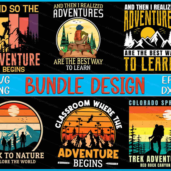Adventure Bundle SVG, Colorado PNG