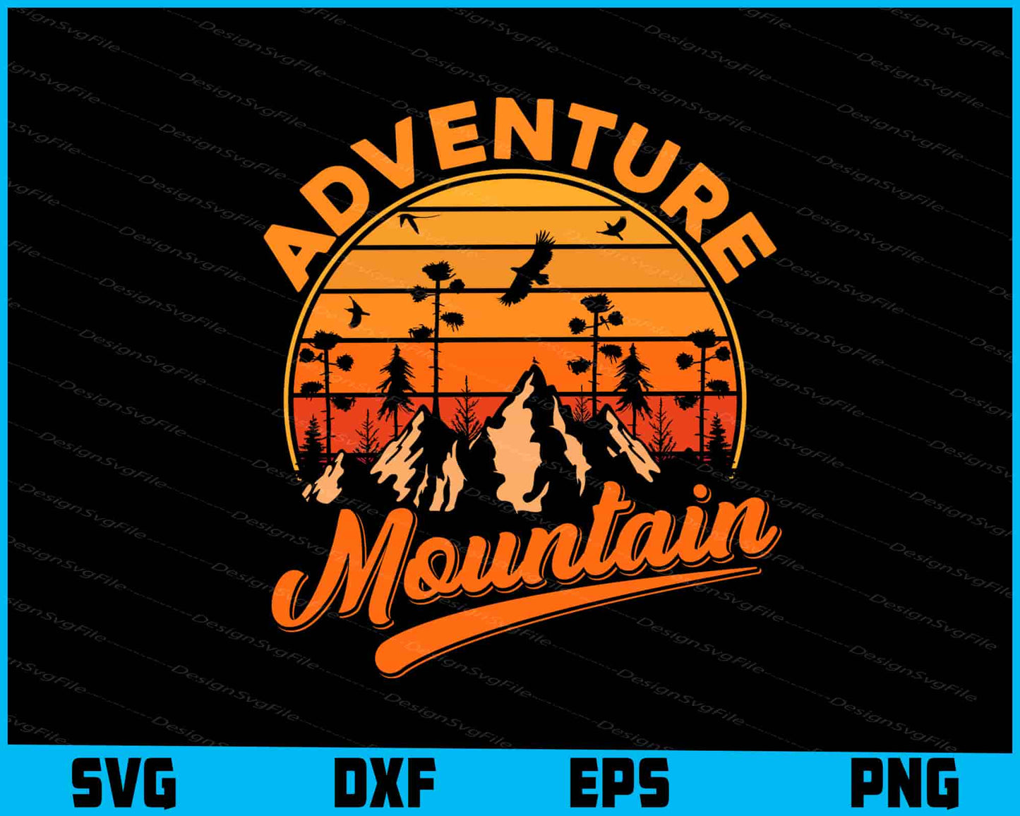 Adventure Mountain SVG