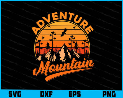 Adventure Mountain SVG