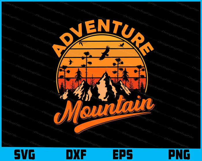 Aadventure Bundle SVG, Mountain PNG