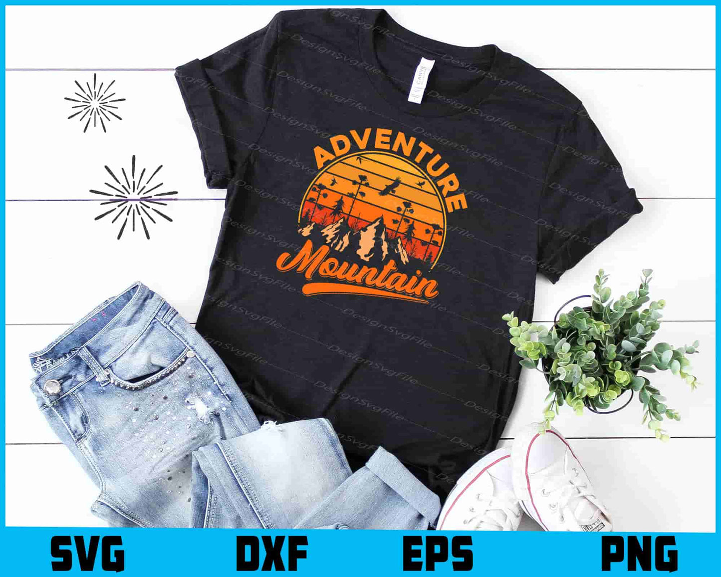 Adventure Mountain SVG