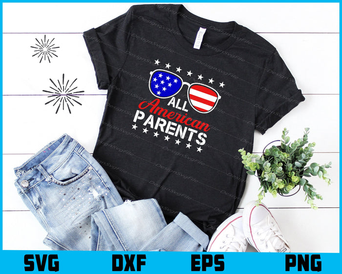 All American Parents, 4th Of July SVG