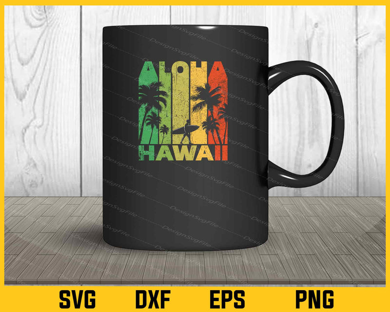 Aloha Hawaii Hawaiian Island Vintage mug