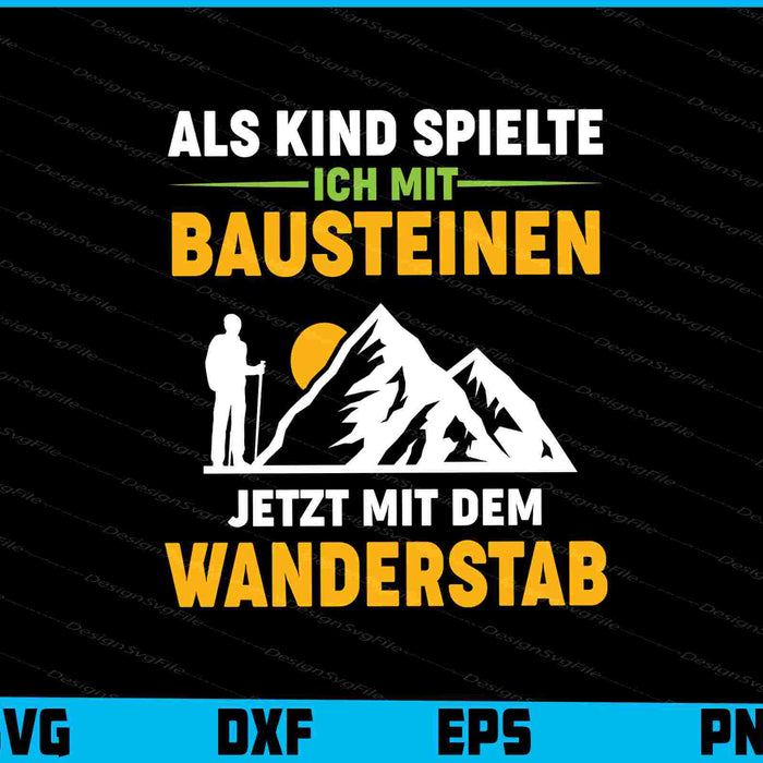 Als Kind Spielte Ich Mit Bausteinen Jetzt