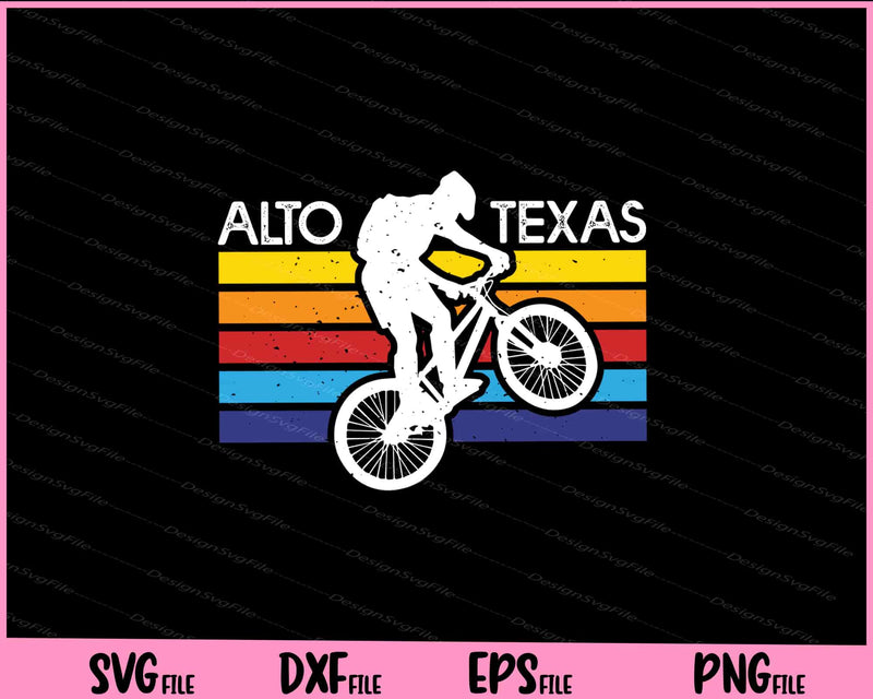 Alto Texas Cycling Vintage svg