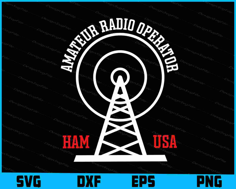 Amateur Radio Operator SVG