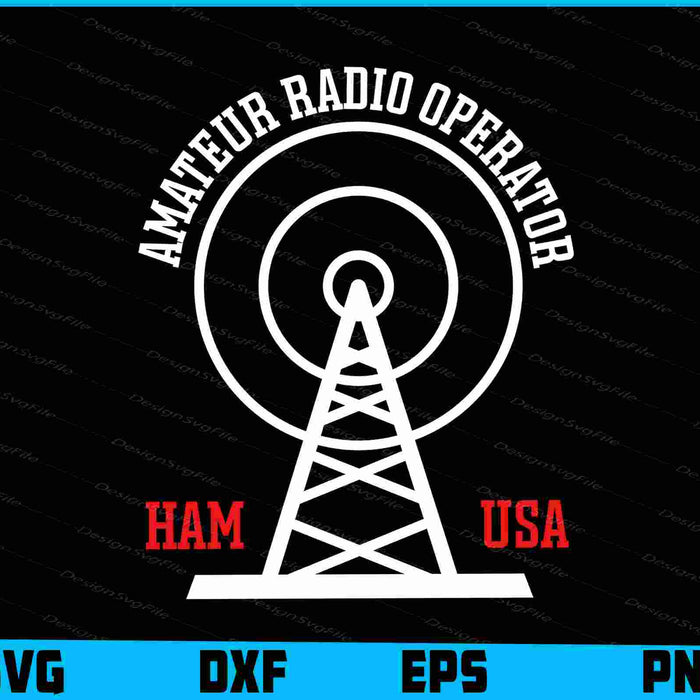 Amateur Radio Operator SVG