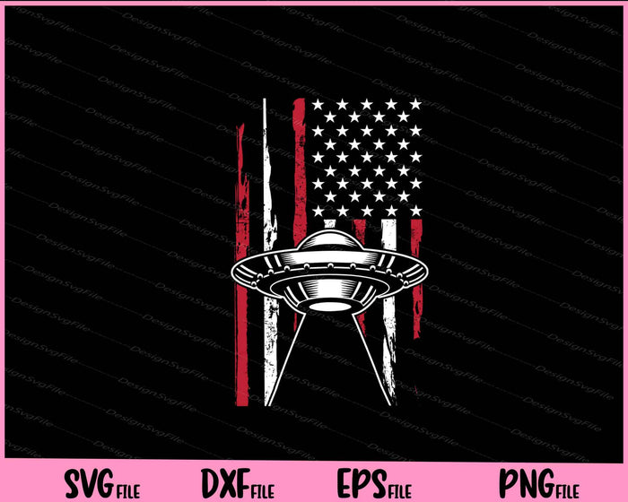American Alien Flag Svg Cutting Printable Files  - Premium Cutting Files in SVG, PNG & EPS Formats - Premium SVG Cutting Files for Crafts