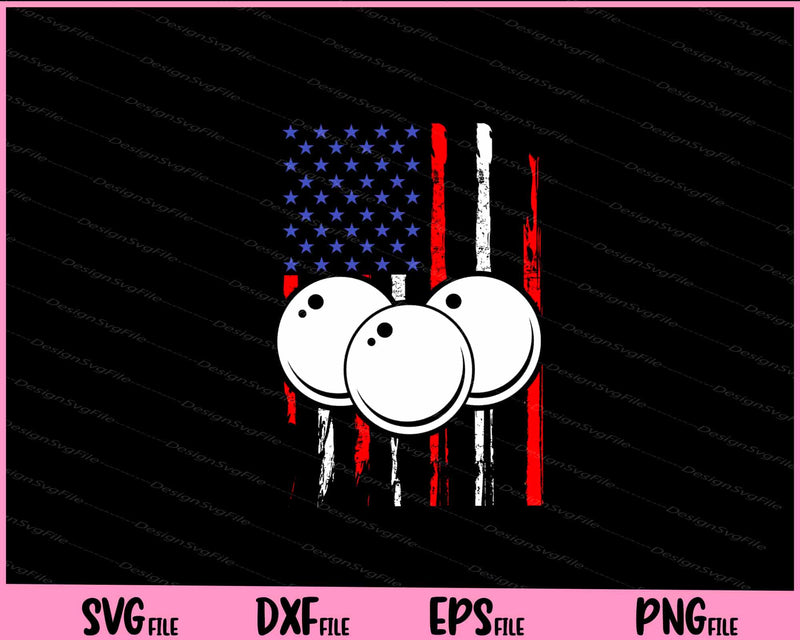 American Billiard Flag Svg Cutting Printable File  - Premium Cutting Files in SVG, PNG & EPS Formats - Premium SVG Cutting Files for Crafts