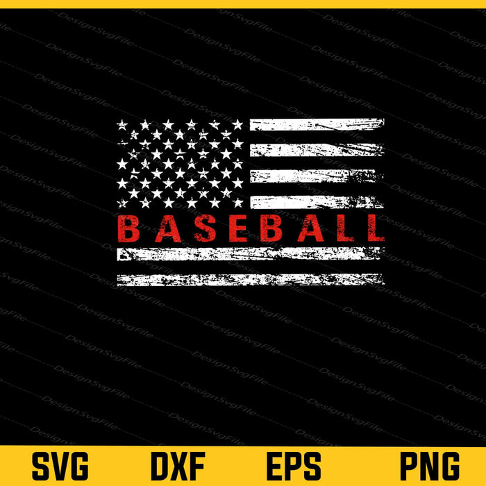 American Flag Baseball Svg Cutting Printable File  - Premium Cutting Files in SVG, PNG & EPS Formats - Premium SVG Cutting Files for Crafts
