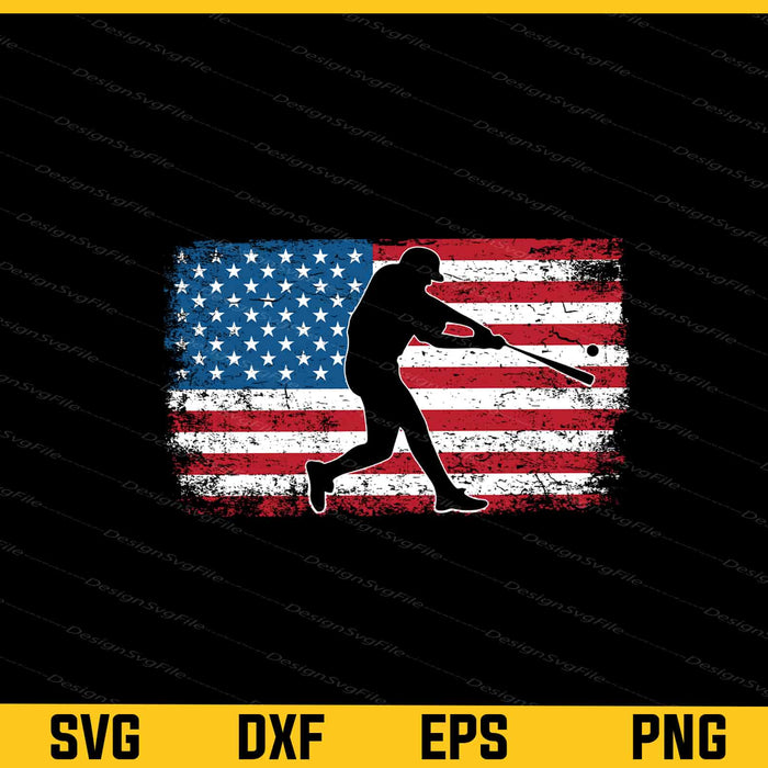 American Flag Baseball Cool Baseball 4th Of July Svg Cutting Printable File  - Premium Cutting Files in SVG, PNG & EPS Formats - Premium SVG Cutting Files for Crafts