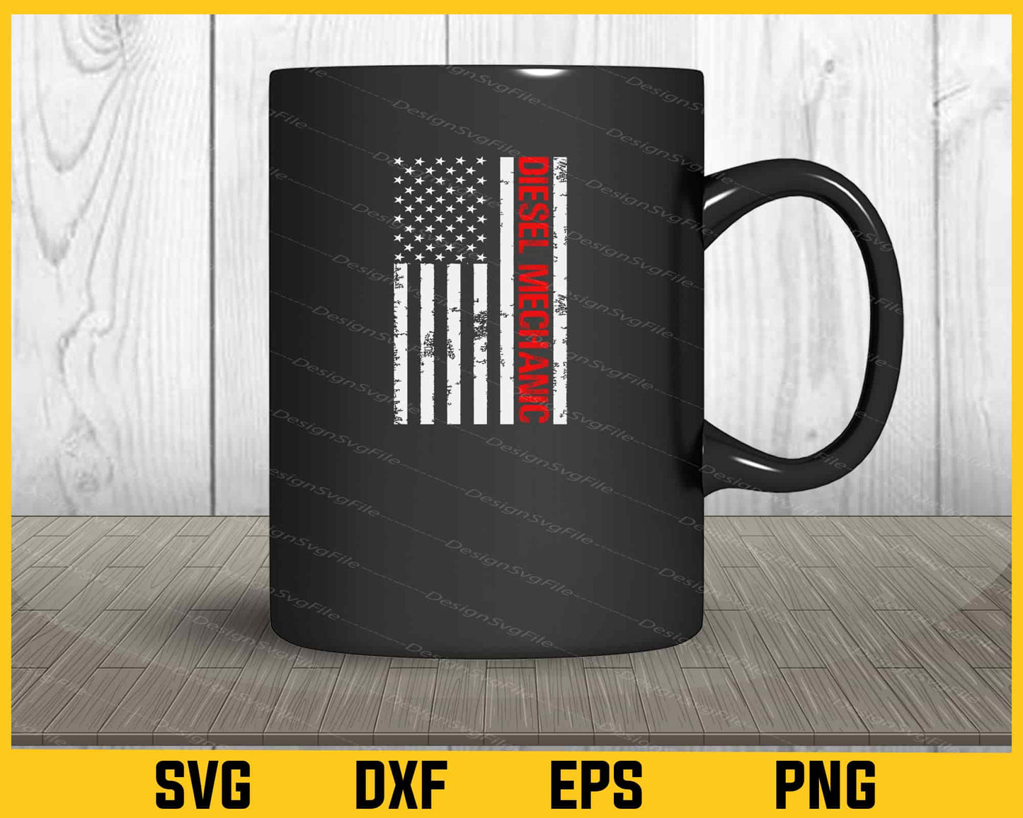 American Flag Diesel Mechanic Svg Cutting Printable File  - Premium Cutting Files in SVG, PNG & EPS Formats - Premium SVG Cutting Files for Crafts