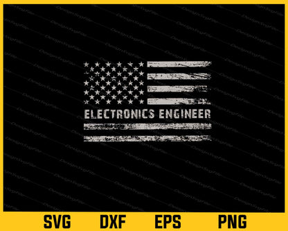 American Flag Electronics Engineer Svg Cutting Printable File  - Premium Cutting Files in SVG, PNG & EPS Formats - Premium SVG Cutting Files for Crafts