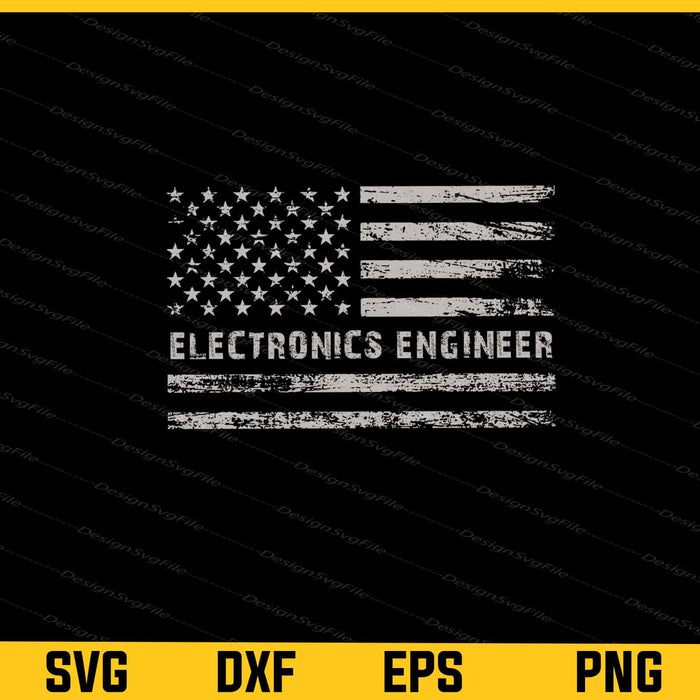 American Flag Electronics Engineer Svg Cutting Printable File  - Premium Cutting Files in SVG, PNG & EPS Formats - Premium SVG Cutting Files for Crafts