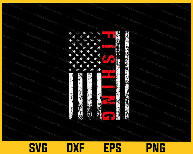 American Flag Fish Svg Cutting Printable File  - Premium Cutting Files in SVG, PNG & EPS Formats - Premium SVG Cutting Files for Crafts