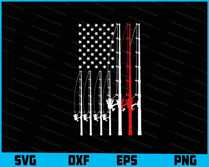 American Flag SVG, Fishing SVG Firefighter PNG