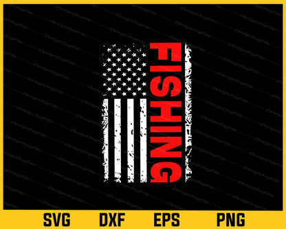 American Flag Gift For Fishing Lover Svg Cutting Printable File  - Premium Cutting Files in SVG, PNG & EPS Formats - Premium SVG Cutting Files for Crafts