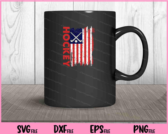 American Flag Hokey 4th Of July Svg Cutting Printable Files  - Premium Cutting Files in SVG, PNG & EPS Formats - Premium SVG Cutting Files for Crafts