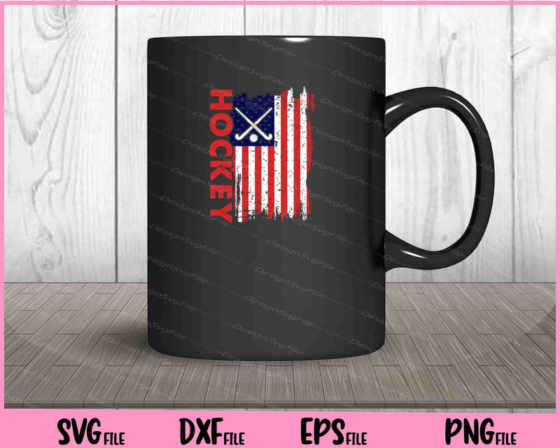 American Flag Hokey 4th Of July mug