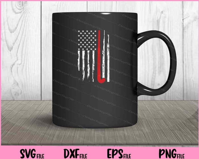 American Flag Hokey Player 4th Of July Svg Cutting Printable Files  - Premium Cutting Files in SVG, PNG & EPS Formats - Premium SVG Cutting Files for Crafts