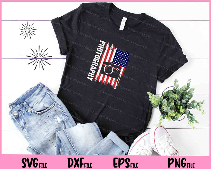 American Flag Photography 4th Of July Svg Cutting Printable Files  - Premium Cutting Files in SVG, PNG & EPS Formats - Premium SVG Cutting Files for Crafts