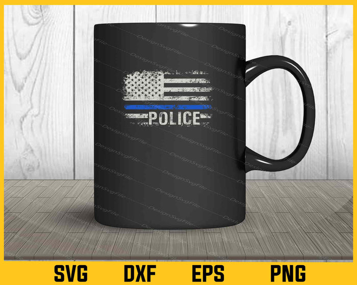American Flag Police. These Colors Don't Run Svg Cutting Printable File  - Premium Cutting Files in SVG, PNG & EPS Formats - Premium SVG Cutting Files for Crafts