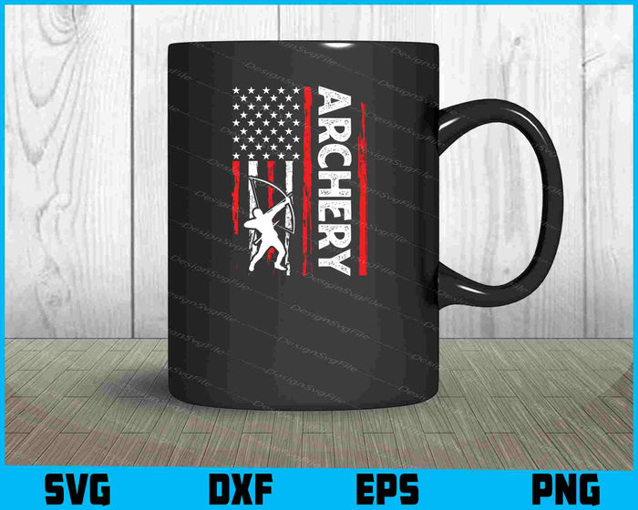 American Flag SVG, Archery