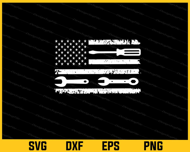 American Flag Screwdriver Svg Cutting Printable File  - Premium Cutting Files in SVG, PNG & EPS Formats - Premium SVG Cutting Files for Crafts