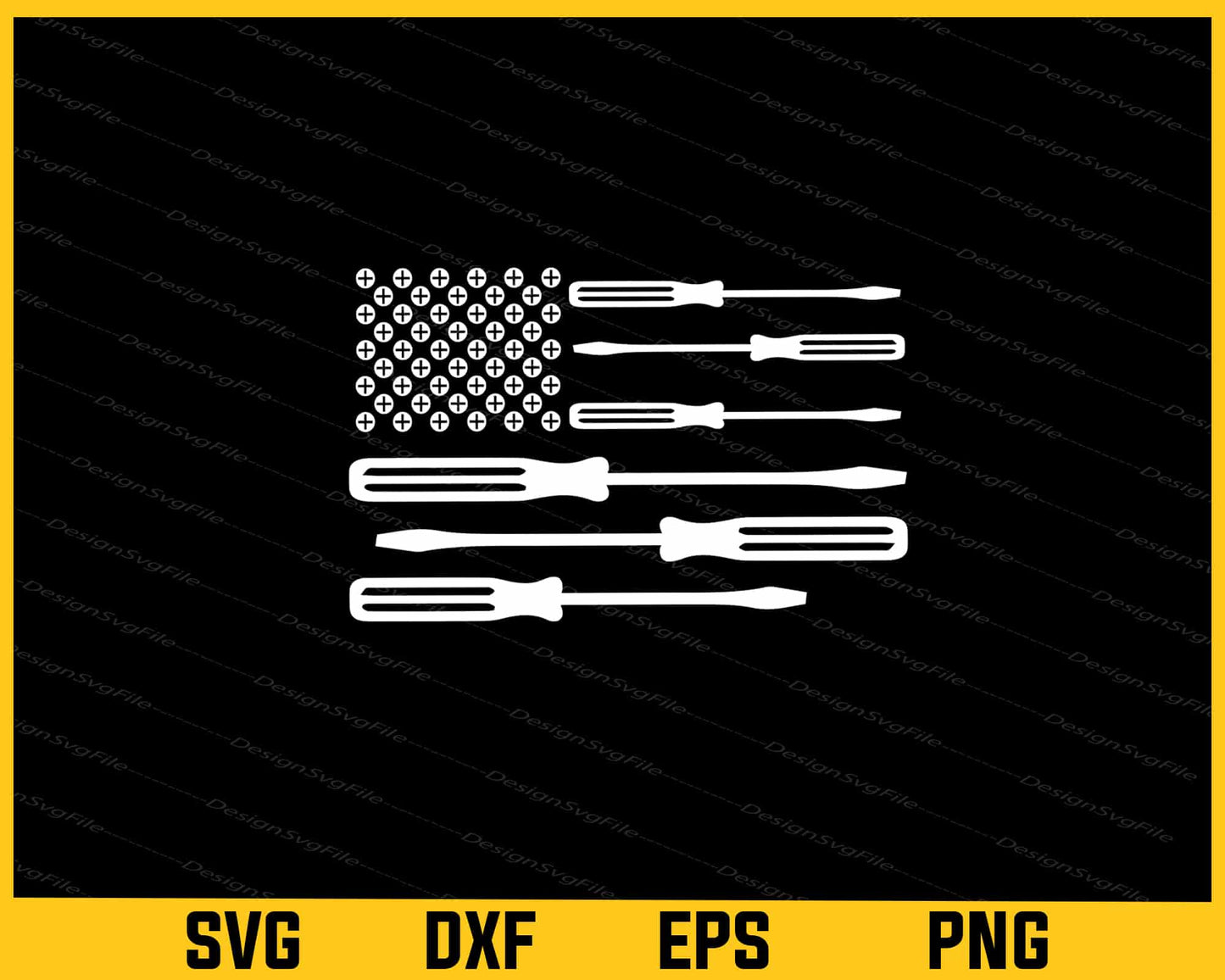 American Flag Screwdriver flag Svg Cutting Printable File  - Premium Cutting Files in SVG, PNG & EPS Formats - Premium SVG Cutting Files for Crafts