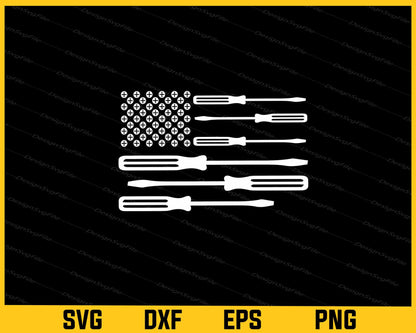 American Flag Screwdriver flag Svg Cutting Printable File  - Premium Cutting Files in SVG, PNG & EPS Formats - Premium SVG Cutting Files for Crafts