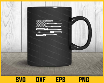 American Flag Screwdriver flag Svg Cutting Printable File  - Premium Cutting Files in SVG, PNG & EPS Formats - Premium SVG Cutting Files for Crafts