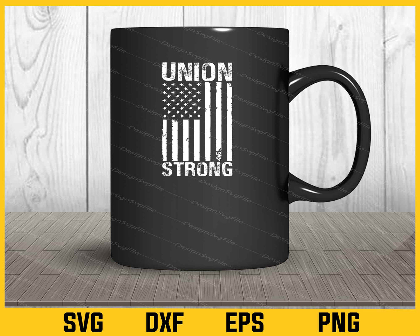 American Flag Union Strong Svg Cutting Printable File  - Premium Cutting Files in SVG, PNG & EPS Formats - Premium SVG Cutting Files for Crafts