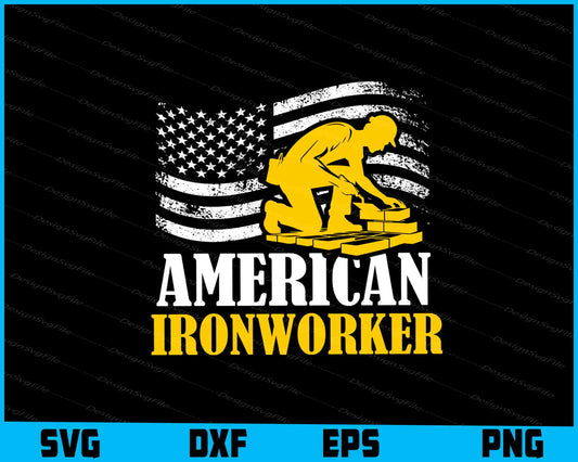 American Ironworker SVG