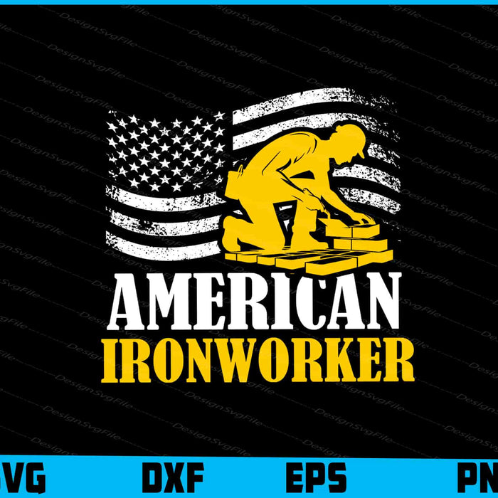 American Ironworker SVG