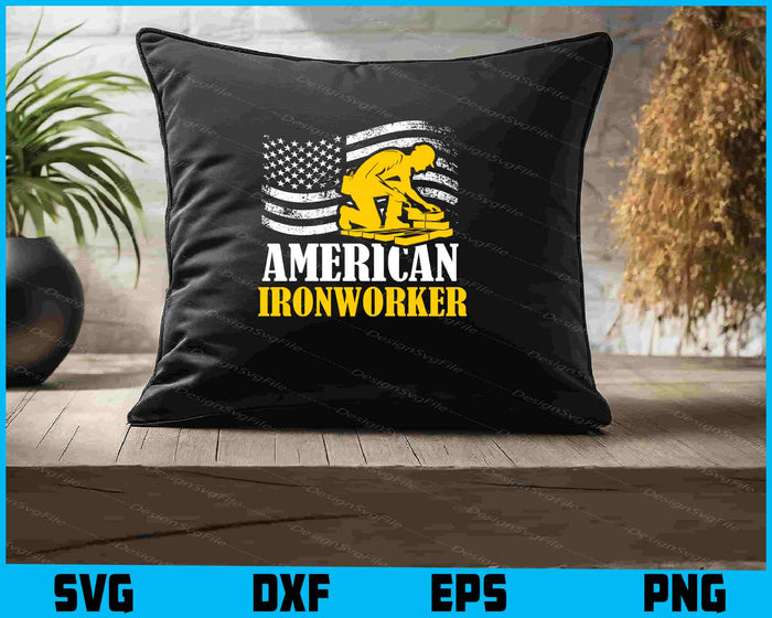 American Ironworker SVG