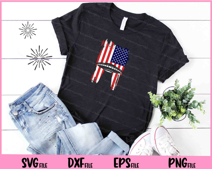 American flag Alien 4th of July Svg Cutting Printable Files  - Premium Cutting Files in SVG, PNG & EPS Formats - Premium SVG Cutting Files for Crafts