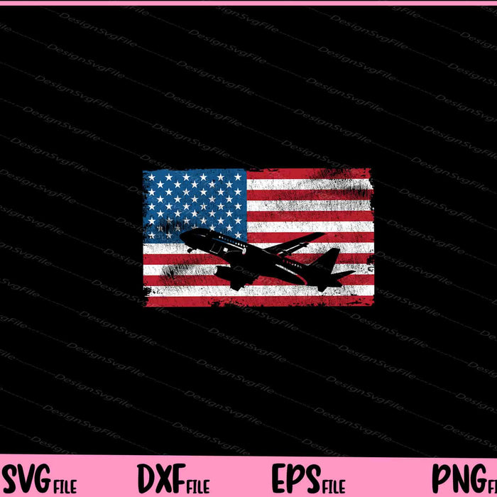 American flag pilot Svg Cutting Printable Files  - Premium Cutting Files in SVG, PNG & EPS Formats - Premium SVG Cutting Files for Crafts