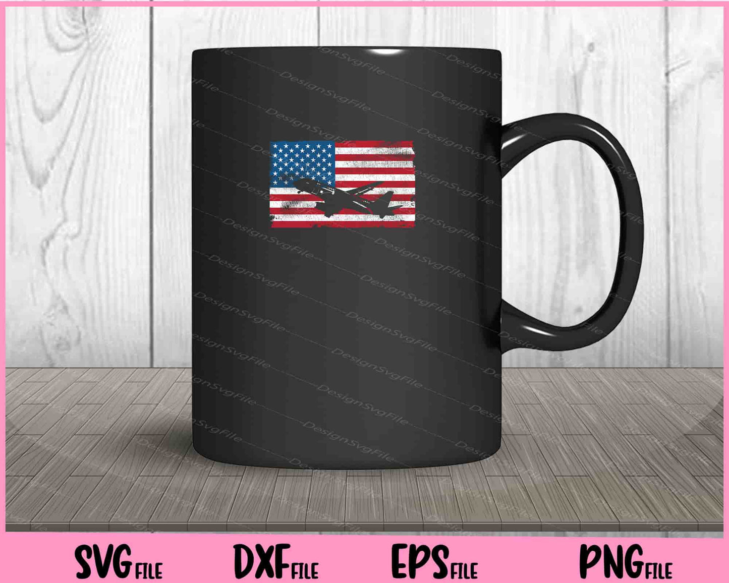 American flag pilot Svg Cutting Printable Files  - Premium Cutting Files in SVG, PNG & EPS Formats - Premium SVG Cutting Files for Crafts